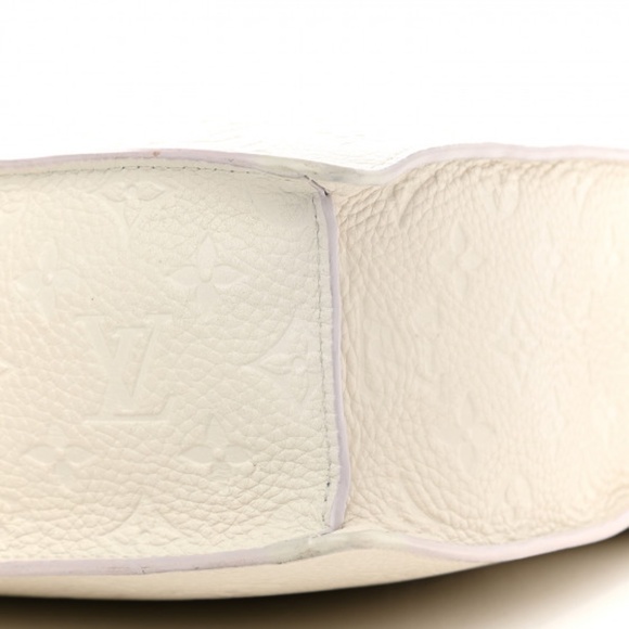 LOUIS VUITTON Taurillon Monogram Sac Plat Powder White - Picture 3 of 8